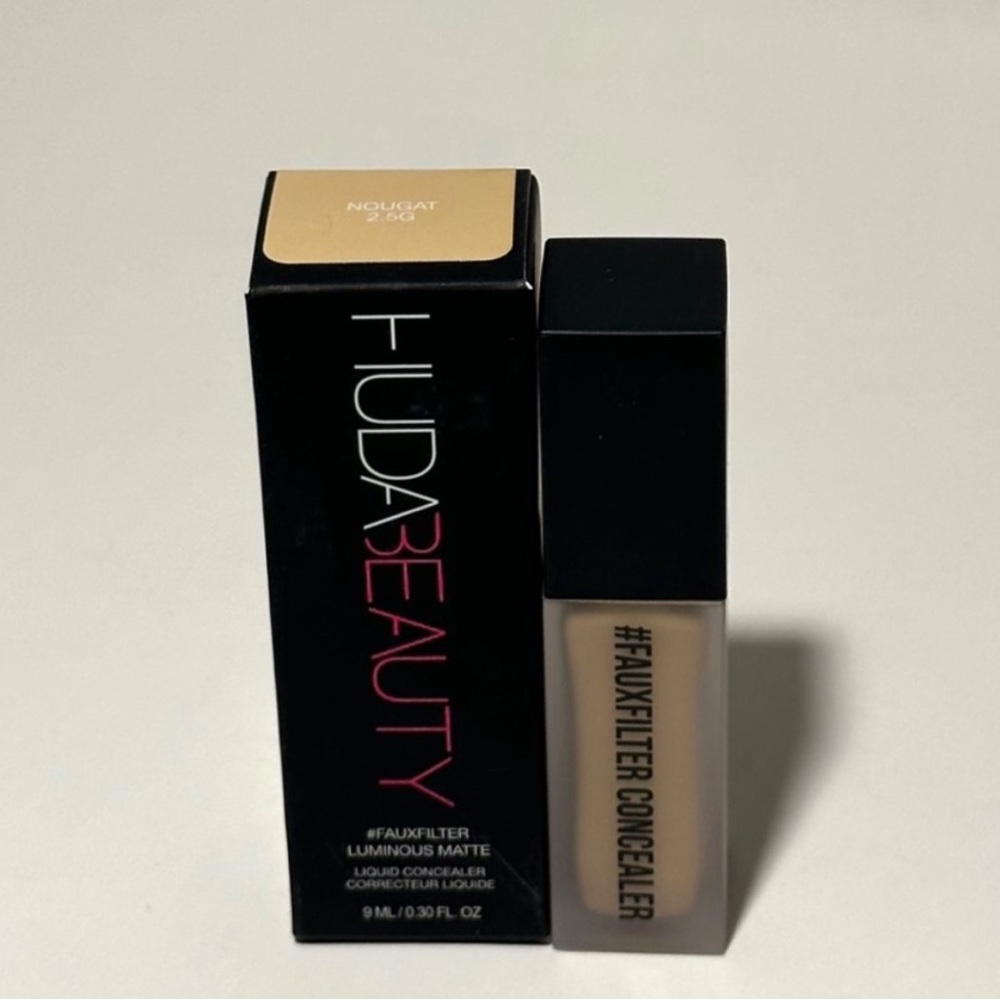 Huda Beauty #Fauxfilter Luminous Matte Concealer Nougat